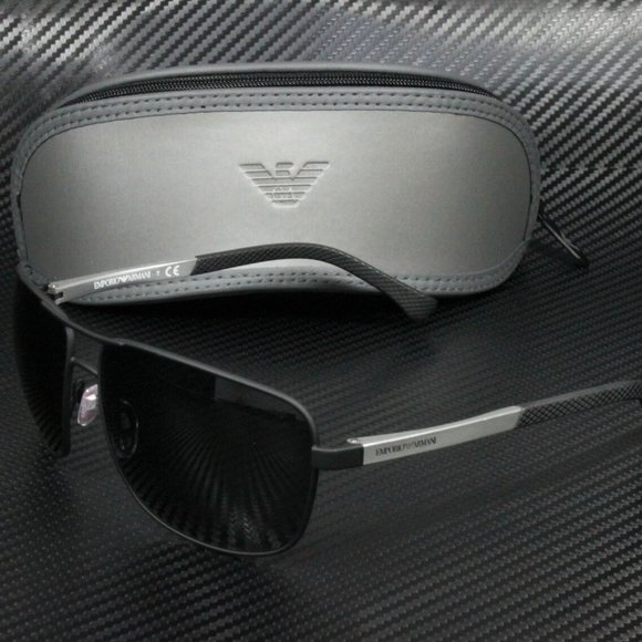Emporio Armani Men's Black Rubber Sunglasses!